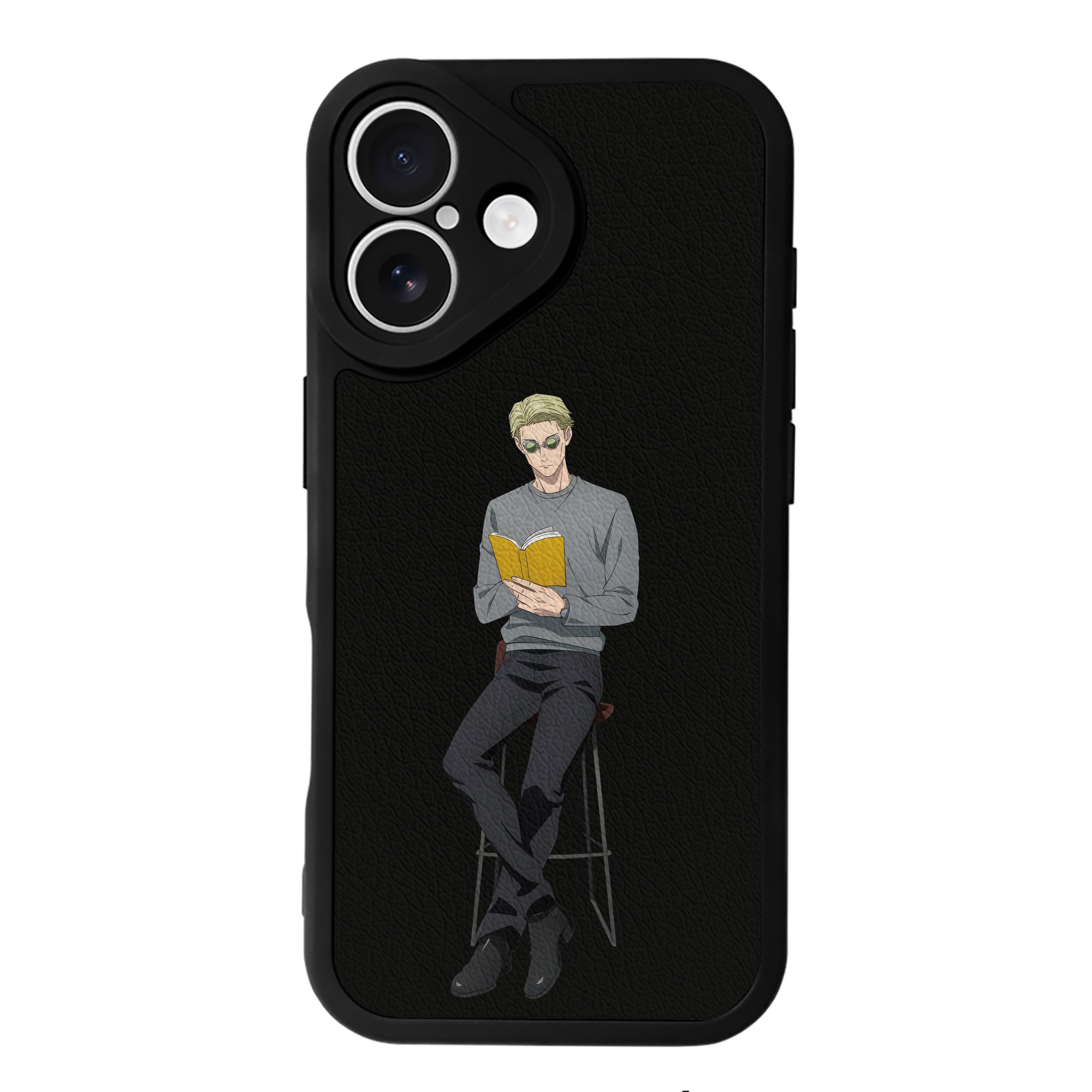 （画像用） 呪術廻戦 Jujutsu Kaisen 【iPhone 16シリーズ対応】シリコンスマホケース（レザー調） 材質：シリコン